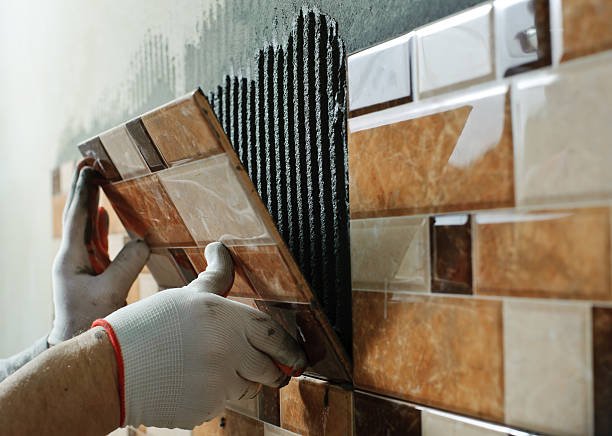 Tiling and flooring work
